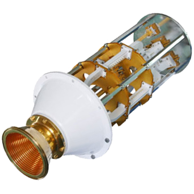 Combined C and Ku band antenna feed network from Dolph Microwave