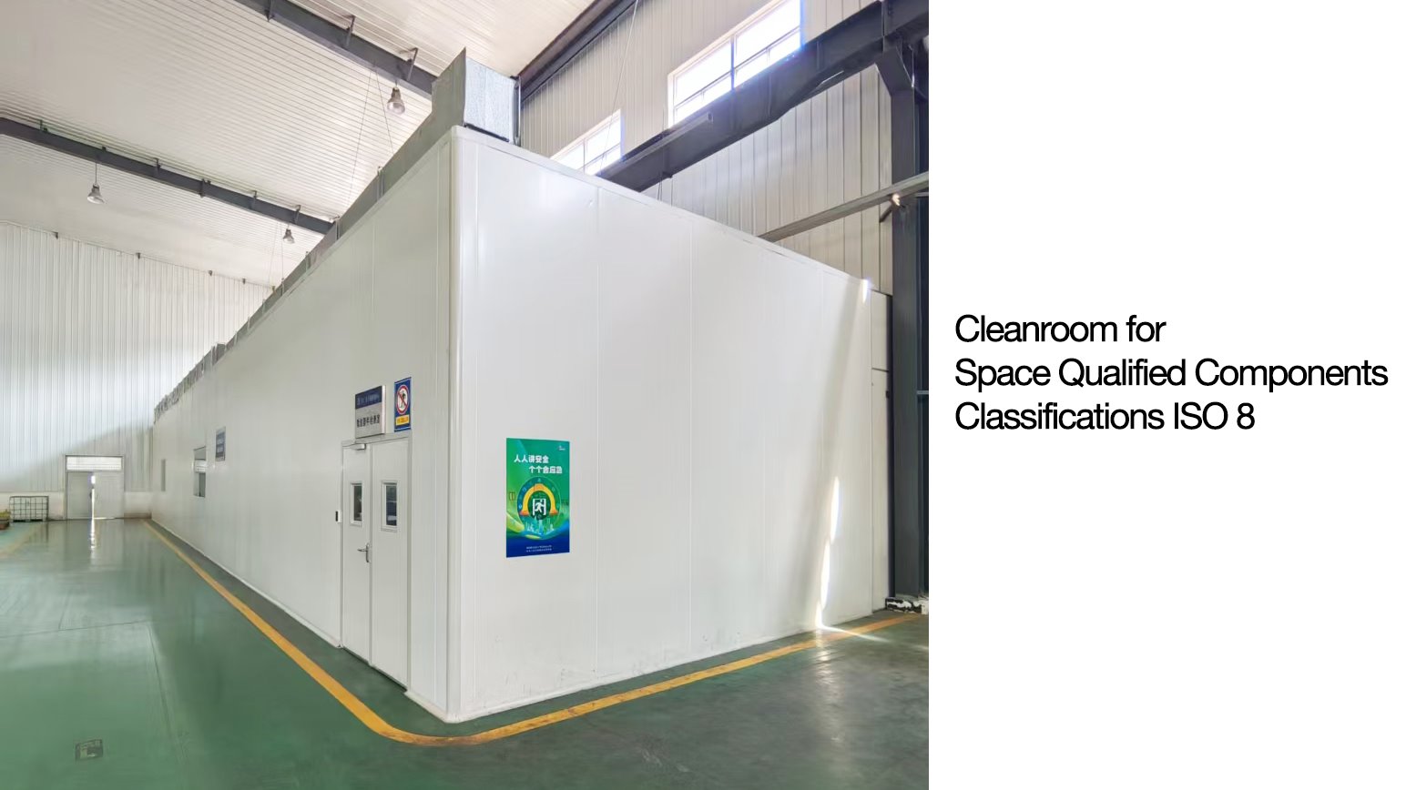Cleanroom for space-qualified component production at Dolph Microwave