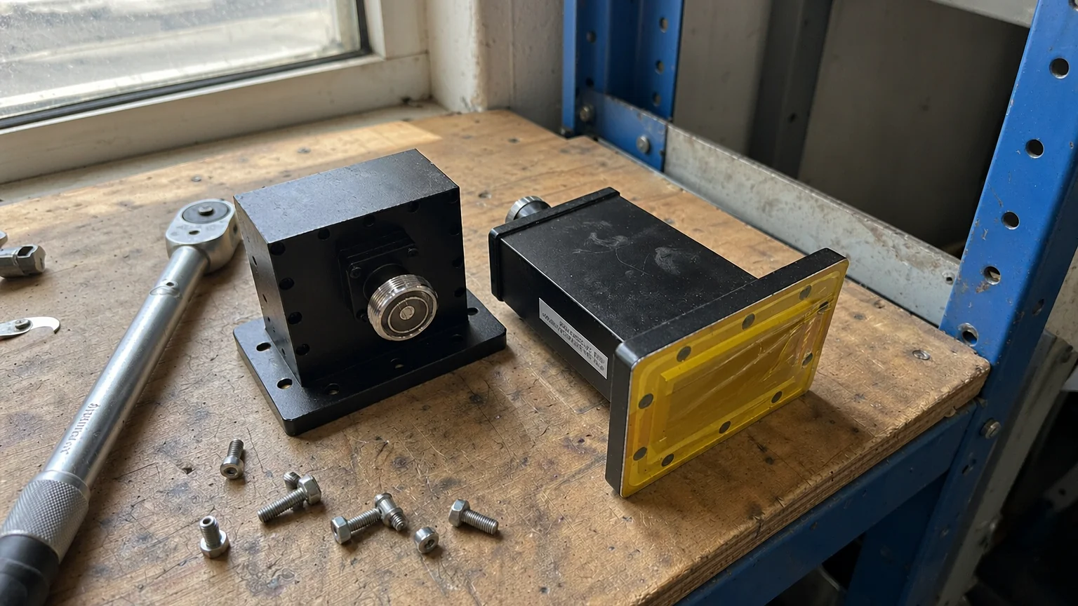 【Waveguide Switch】26.3-40GHz WR28 Waveguide Electronic Switch